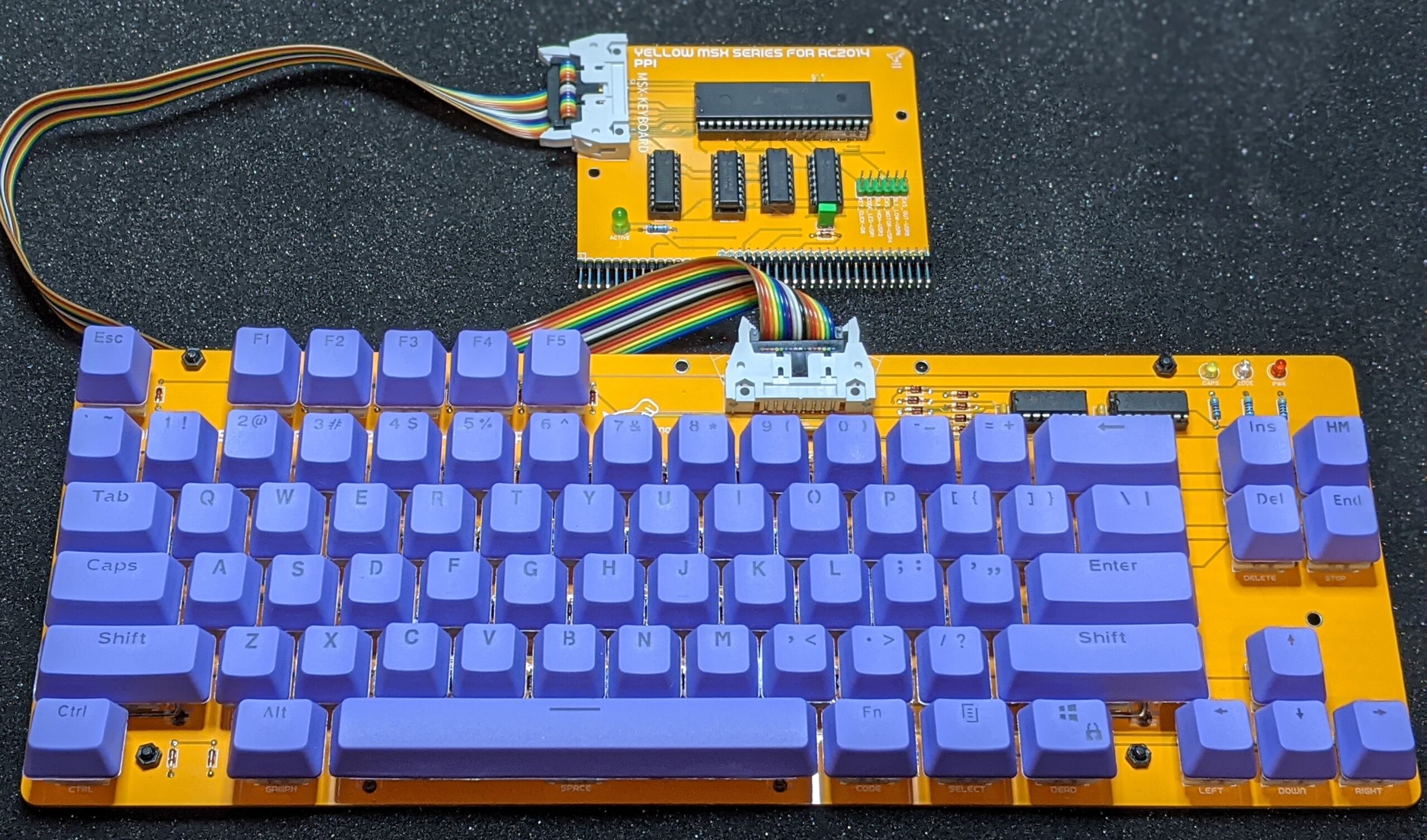MSX keyboard designed for RC2014