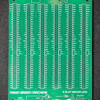 6 Slot Green RCBus Backplane PCB Only