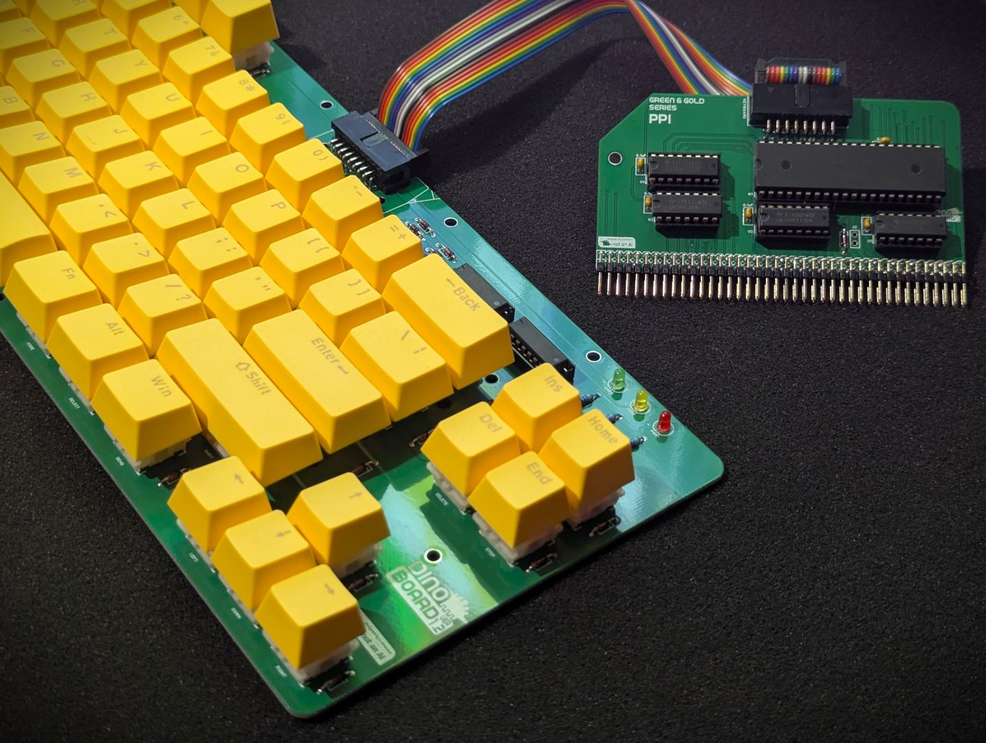 Stegosaur MSX PPI Module & Keyboard For RC2014/RCBus